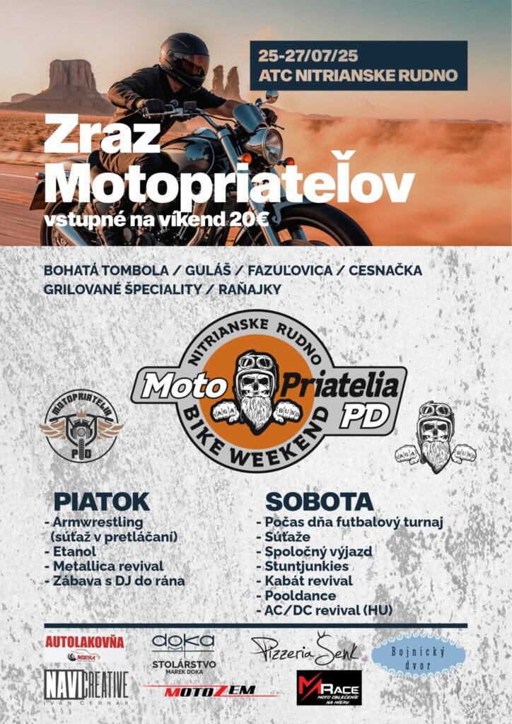 Zraz Motopriatelov 2025 Nitrianske Rudno