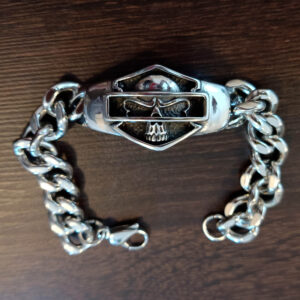 Harley lebka, náramok z chirurgickej ocele