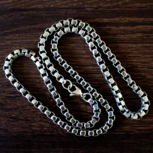 Krabičková retiazka (box chain), chirurgická oceľ