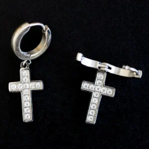 Krížiky, náušnice z chirurgickej ocele