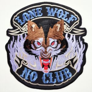 LONE WOLF nášivka veľká