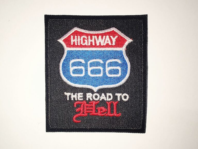 666 nášivka malá