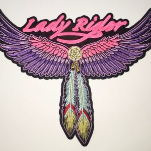 LADY RIDER nášivka veľká