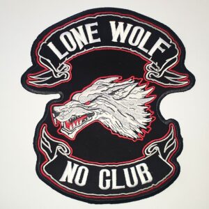LONE WOLF nášivka veľká