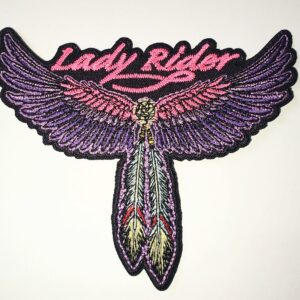 LADY RIDER nášivka malá