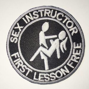 SEX INSTRUCTOR nášivka malá