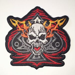 SKULL nášivka malá