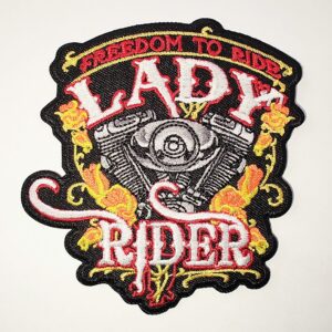 LADY RIDER nášivka malá