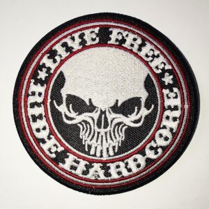 LIVE FREE nášivka malá