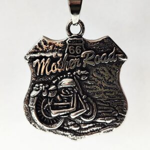 Mother Road 66 prívesok z chirurgickej ocele